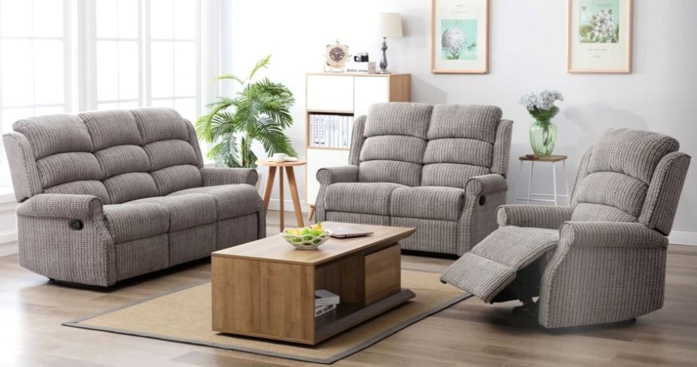 Windsor 2 Seater Recliner - Latte - Image 2