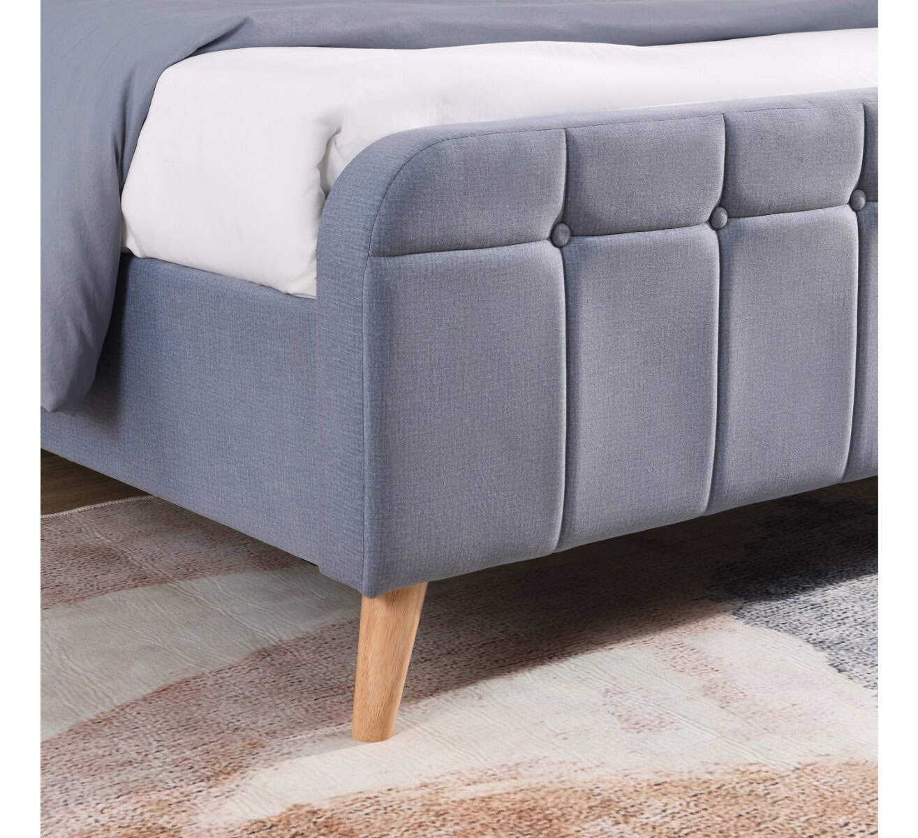 Ashley 5ft Bedframe - Sky Blue - Image 3