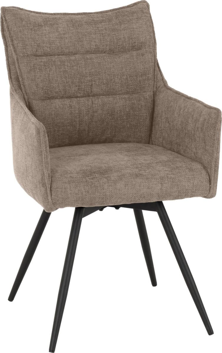 Lewis Carver Swivel Dining Chair (x2) - Fawn | Buy Online | Beds.ie