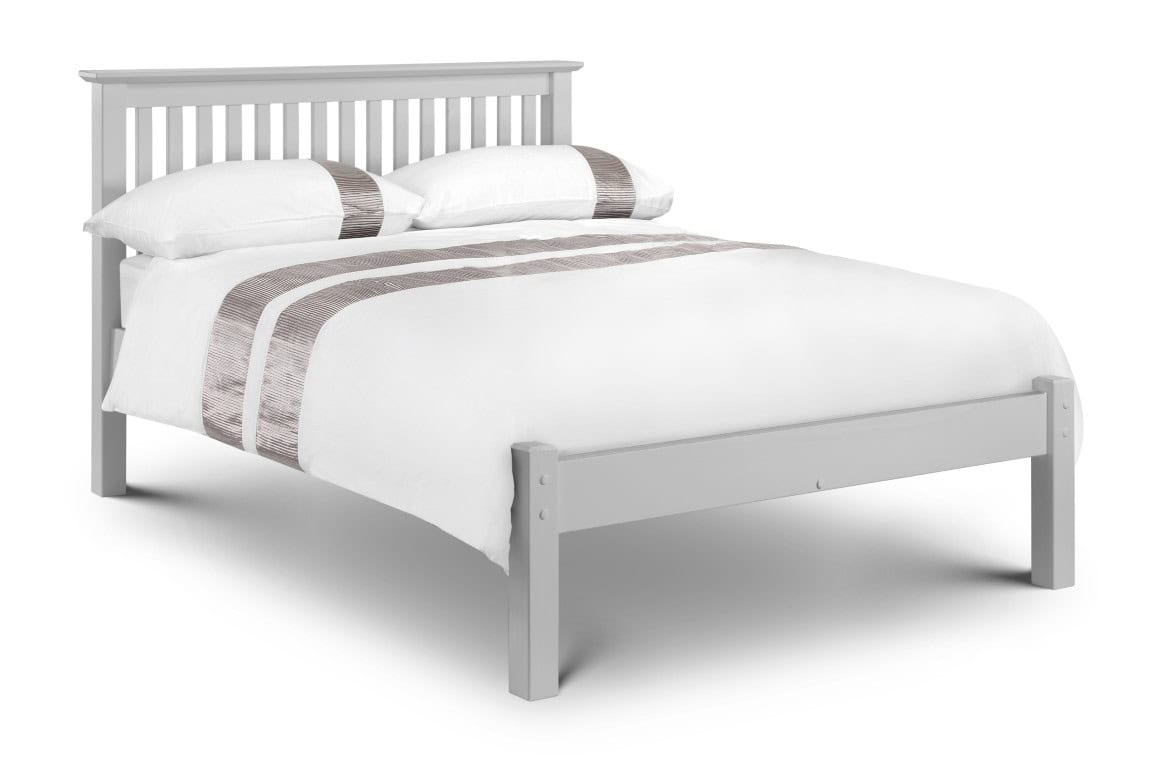 4ft6 Palma Bedframe (Low Foot End) - Grey | Buy Online | Beds.ie
