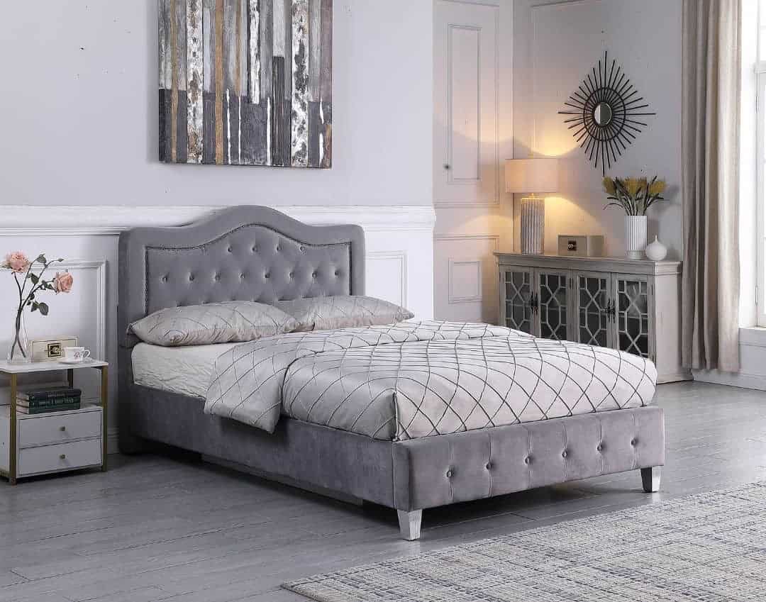Kildare 4ft Bedframe - Grey | Buy Online | Beds.ie