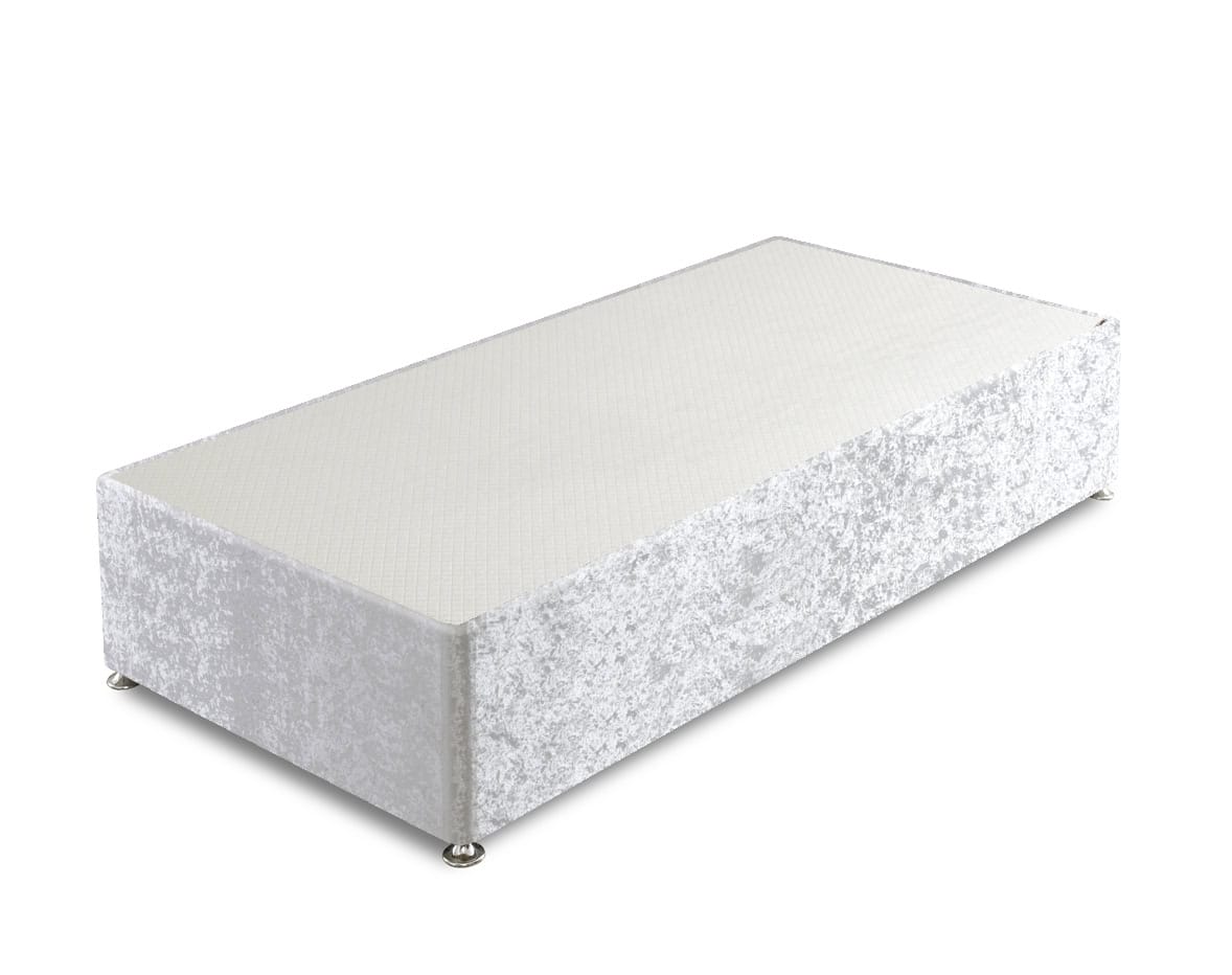 Apollo 2ft6 Glitz Ice White Divan Base | Buy Online | Beds.ie