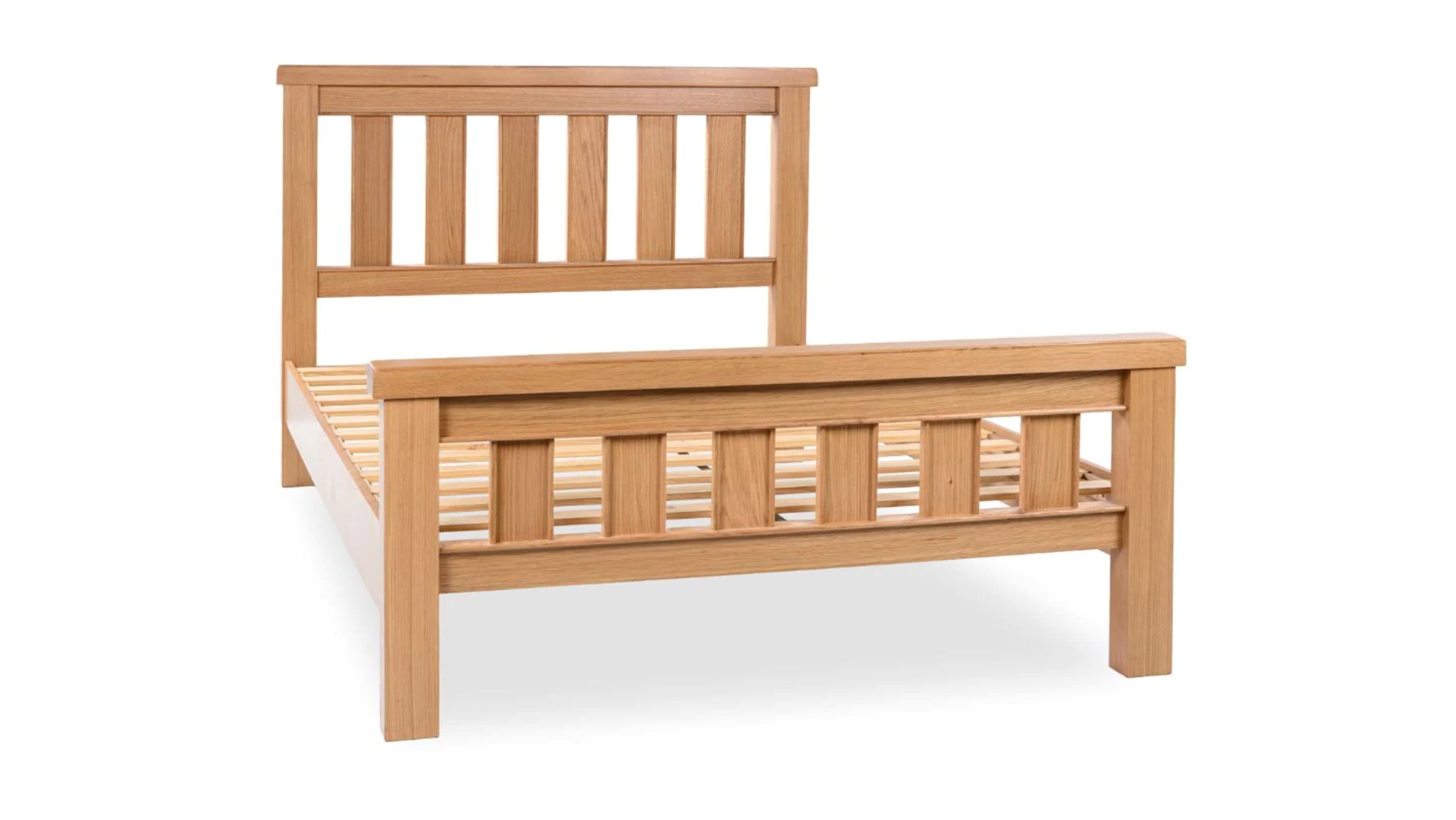 Honey B Newbury 5ft Bedframe - Oak | Buy Online | Beds.ie