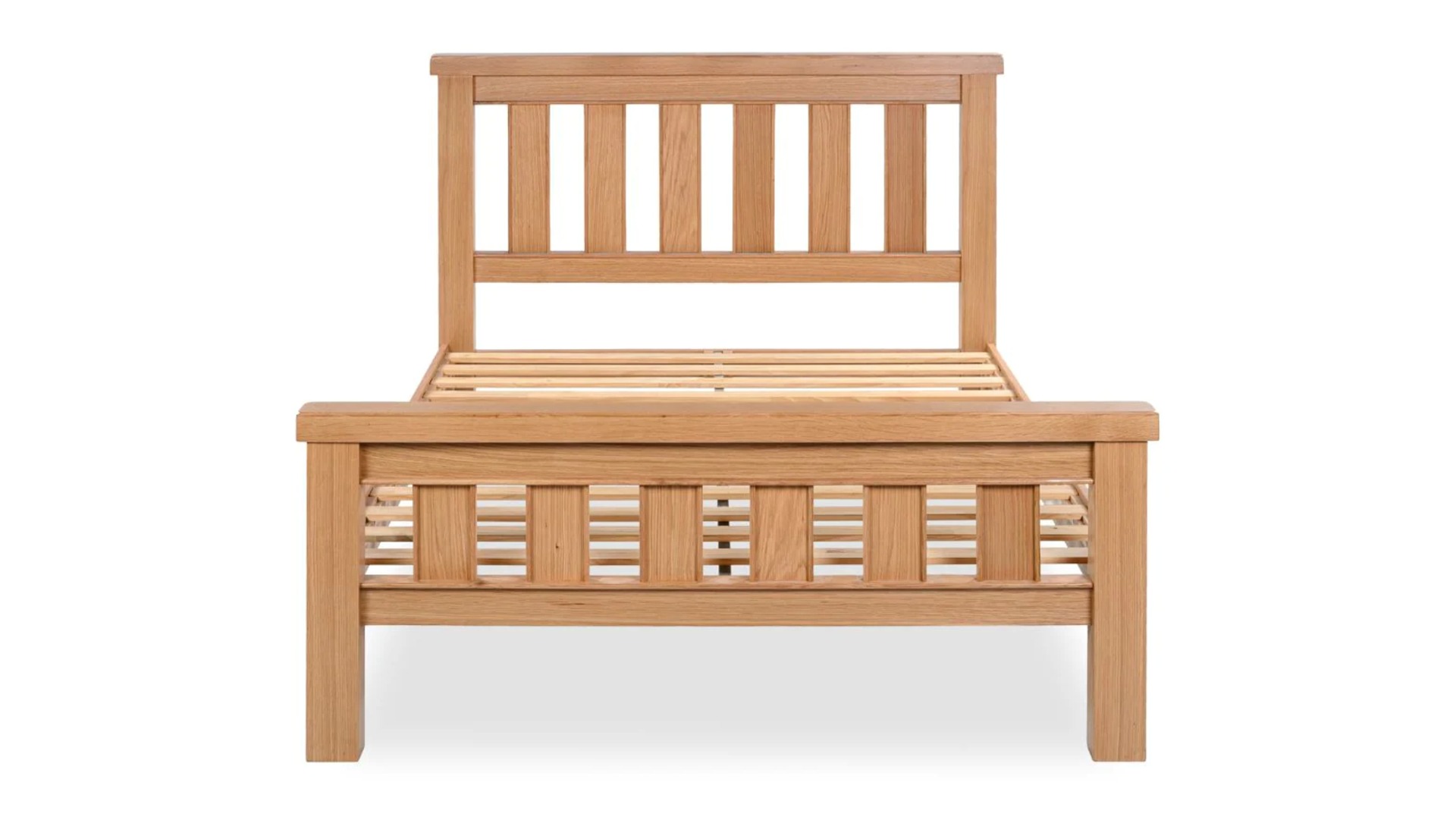 Honey B Newbury 5ft Bedframe - Oak - Image 3