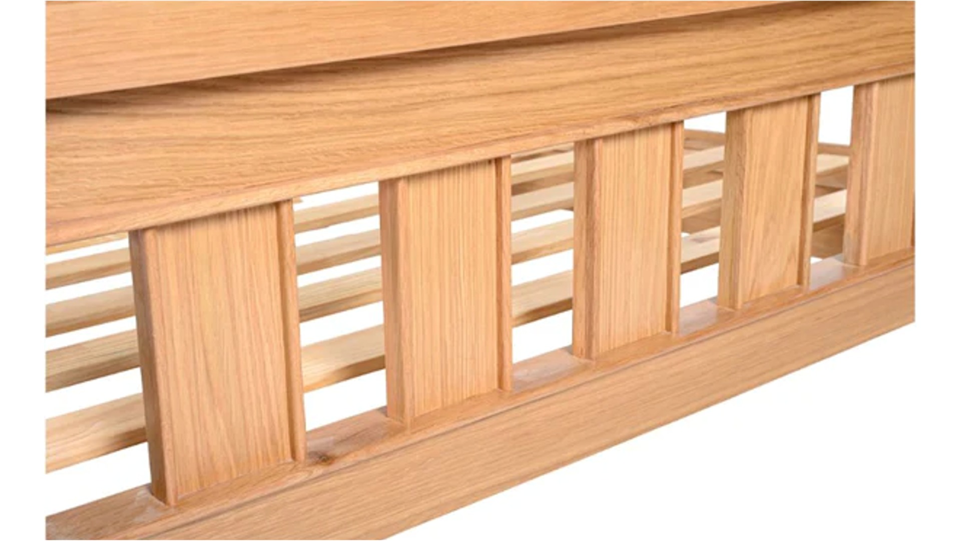 Honey B Newbury 5ft Bedframe - Oak - Image 5