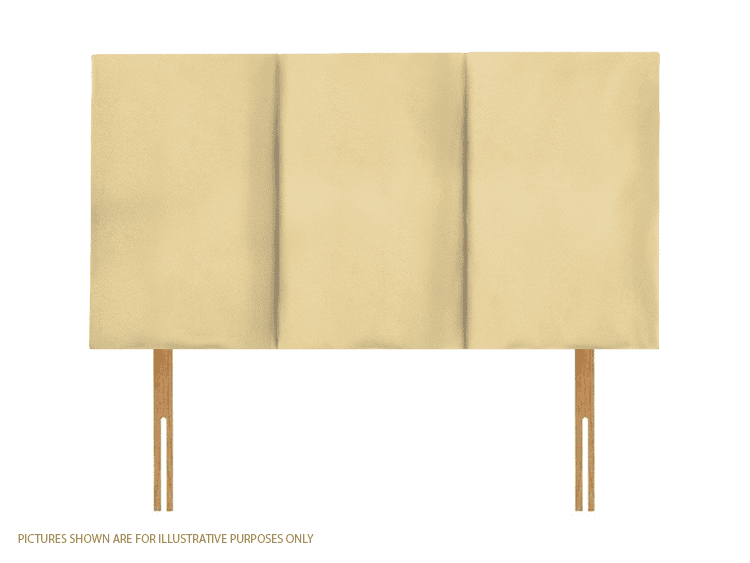 Apollo 5ft Southport Headboard - Velvet Cream | Buy Online | Beds.ie