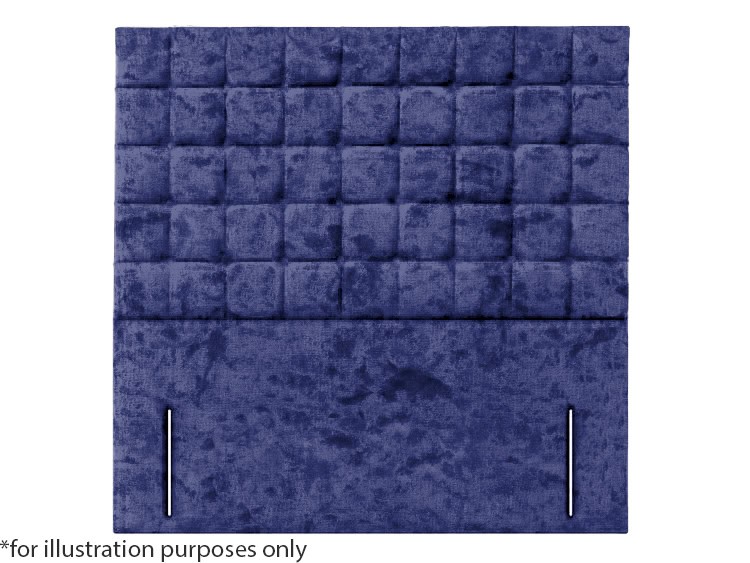 Apollo 4ft6 Prague Headboard - Glitz Navy | Buy Online | Beds.ie