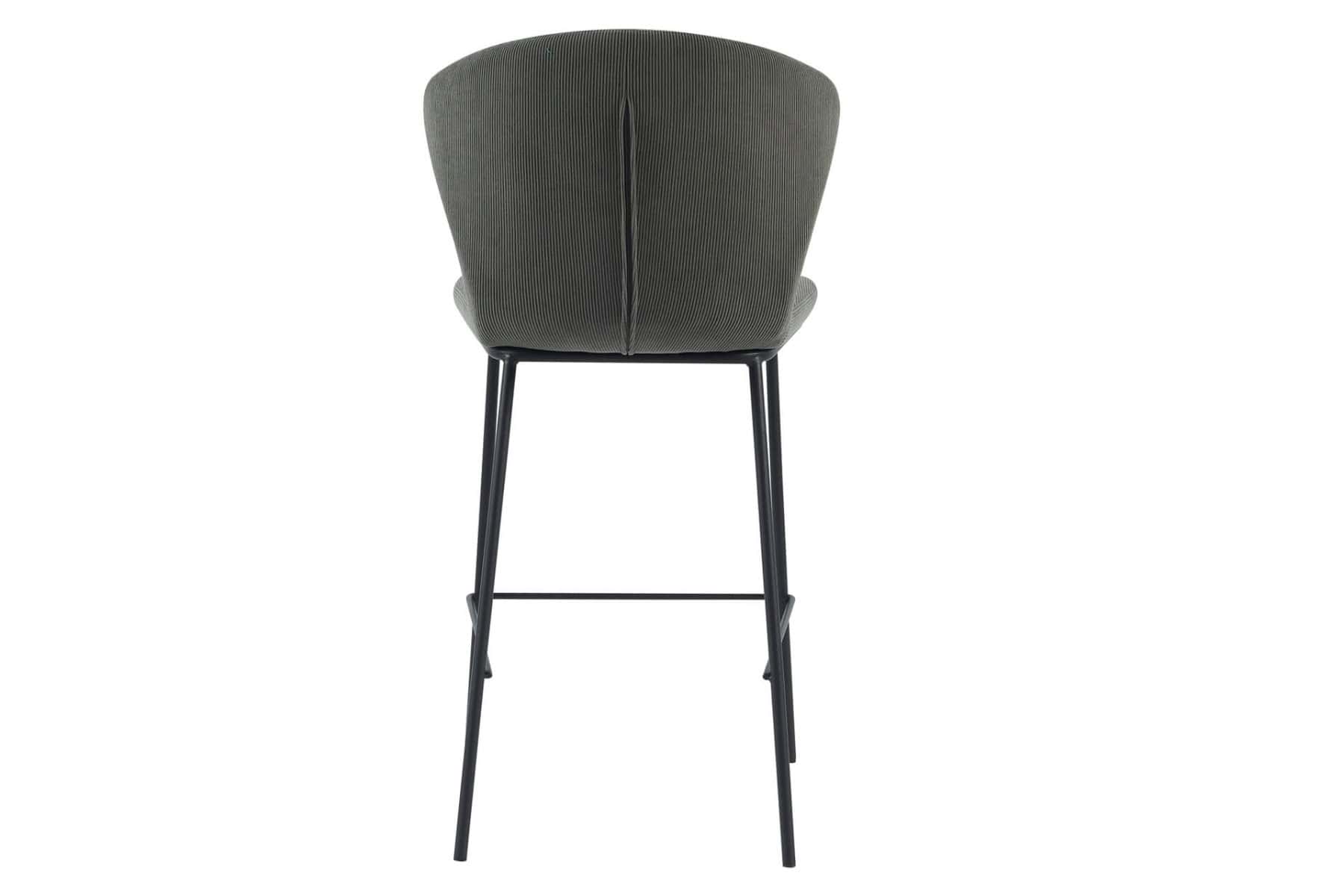 Shea Counter Stool (Pair) - Dark Grey - Image 4