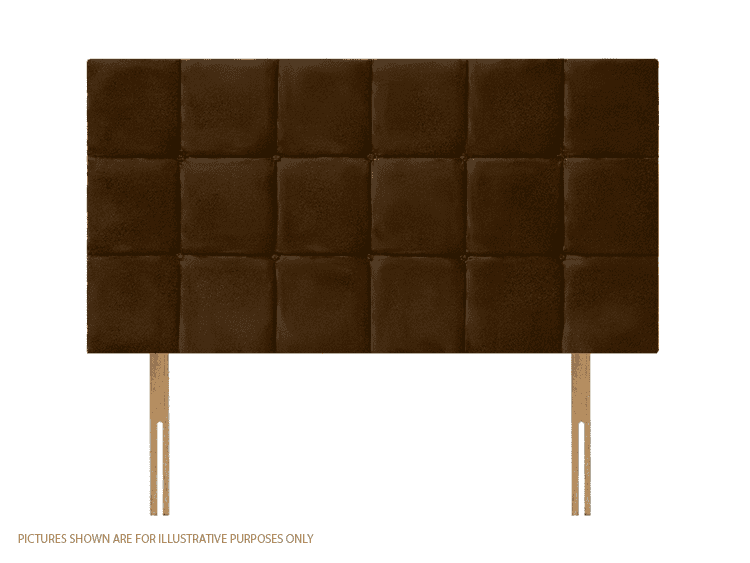 Apollo 2ft6 Croydon Headboard - Velvet Brown | Buy Online | Beds.ie
