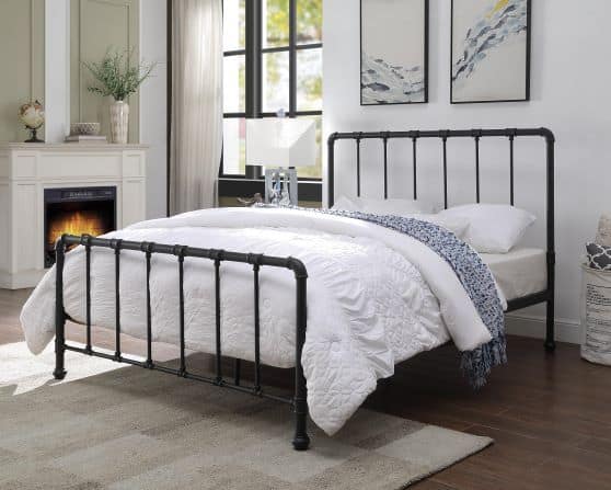 Flintshire 5ft Kinnerton Bedframe - Sand Blast Black | Buy Online | Beds.ie