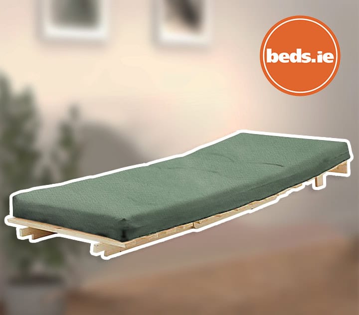 2ft6 Mito Futon Bed with Harmony Green Mattress - Image 3