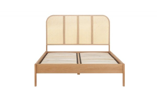 6ft Margot Rattan Bed - Oak - Image 5