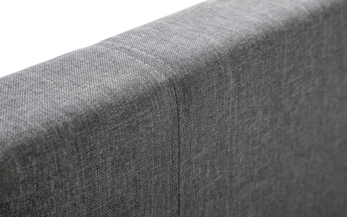 Murano 4ft Bedframe - Grey Linen - Image 2