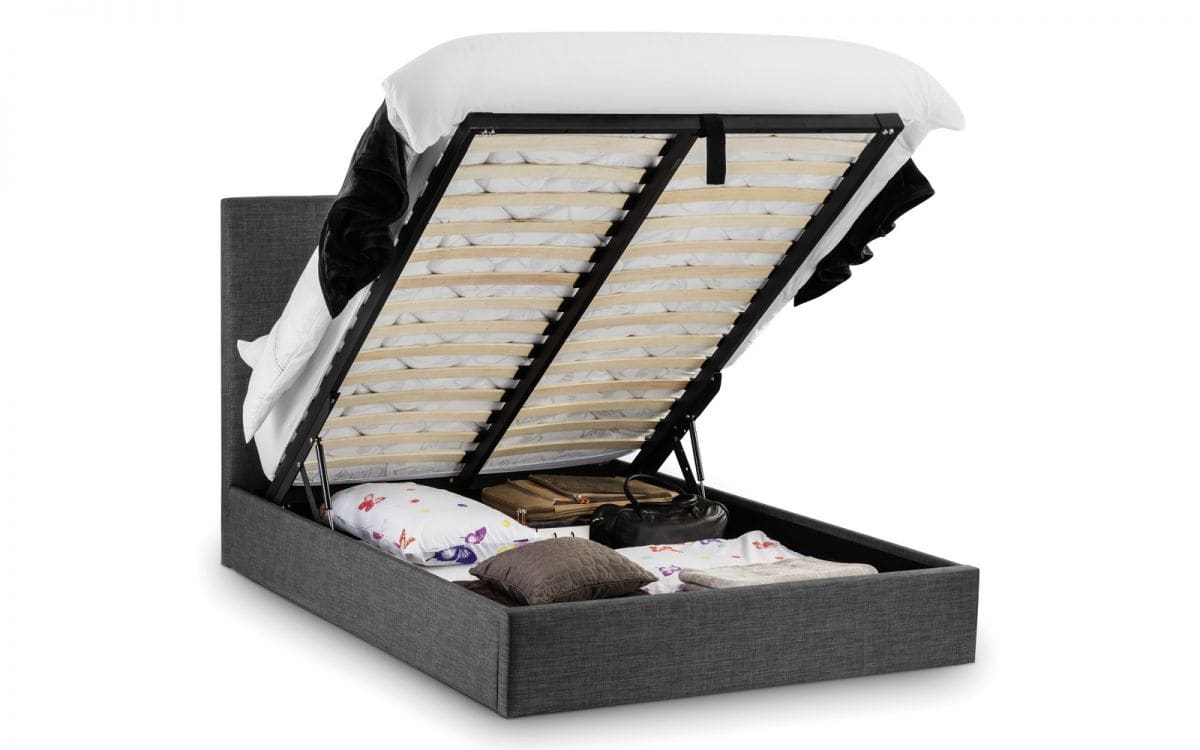 Vomero 5ft Ottoman Bedframe - Slate Grey - Image 2