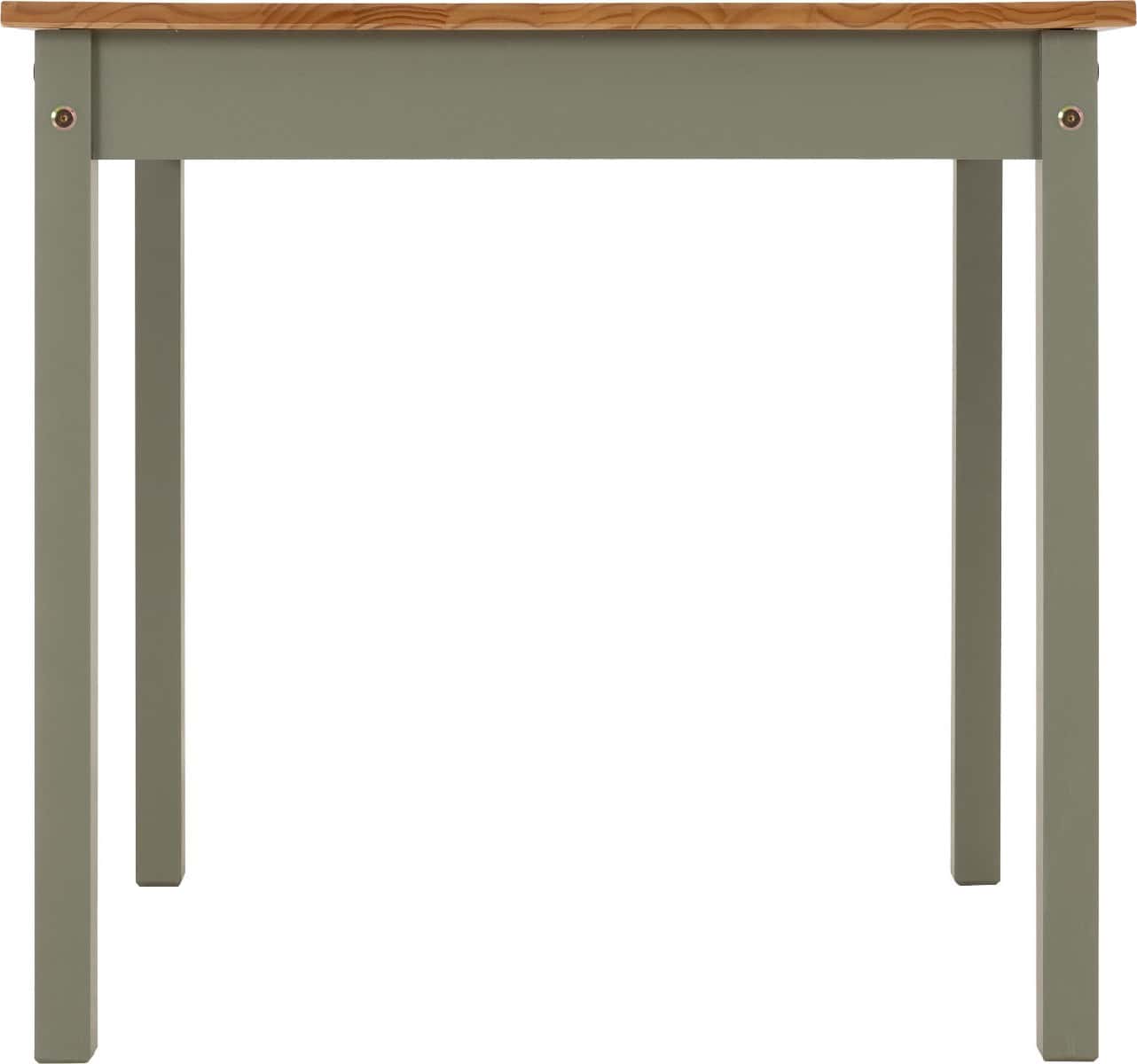 Ludlow 1+4 Dining Set - Green/Oak Lacquer - Image 4