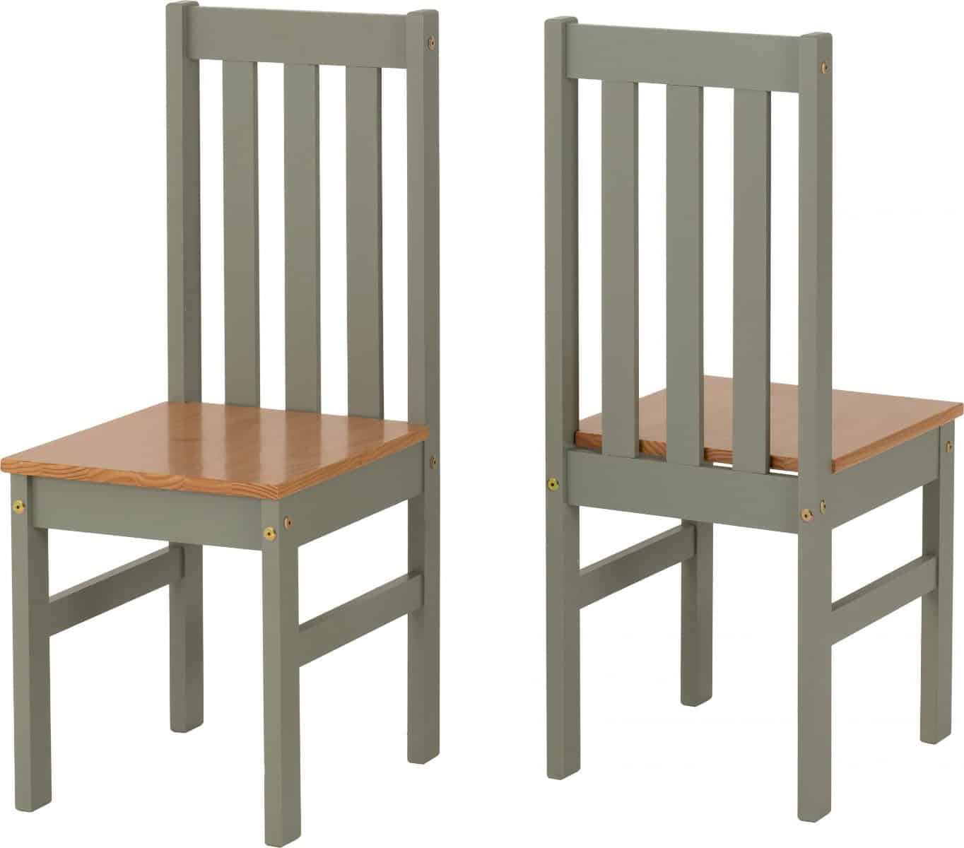 Ludlow 1+4 Dining Set - Green/Oak Lacquer - Image 8