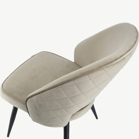 Sutton Chair - Mink Velvet (Set of 2) - Image 5