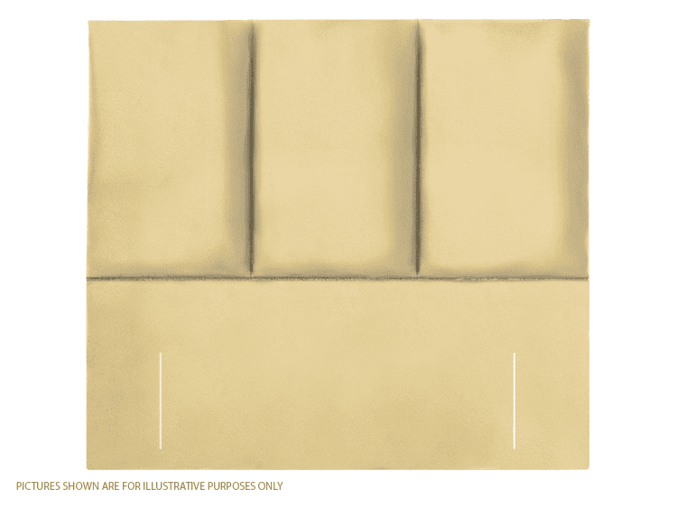 Apollo 2ft6 Monaco Headboard - Velvet Cream | Buy Online | Beds.ie