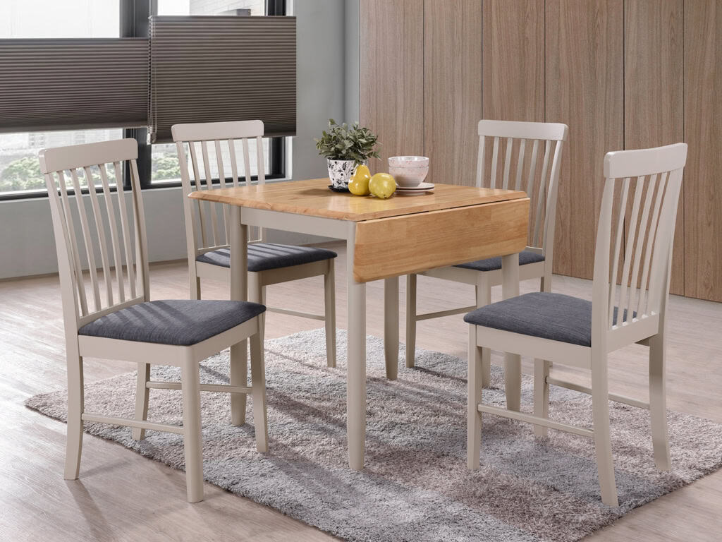 Altona Square Drop Leaf Dining Set (2 Chairs) | Buy Online | Beds.ie