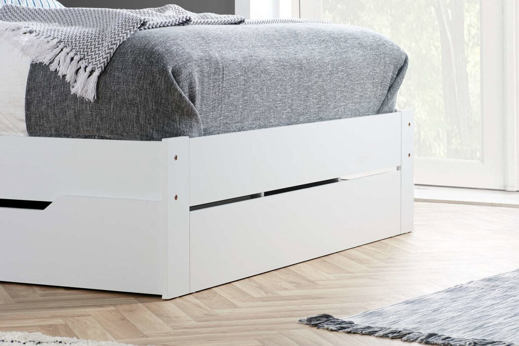 Alfie 4ft Storage Bed – White - Image 6