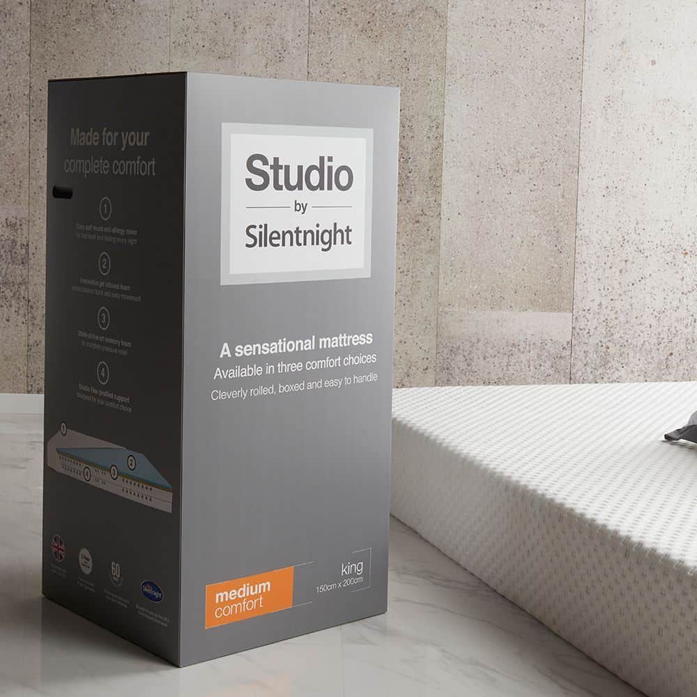 Studio By Silentnight 4ft6 Medium Mattress - Image 6