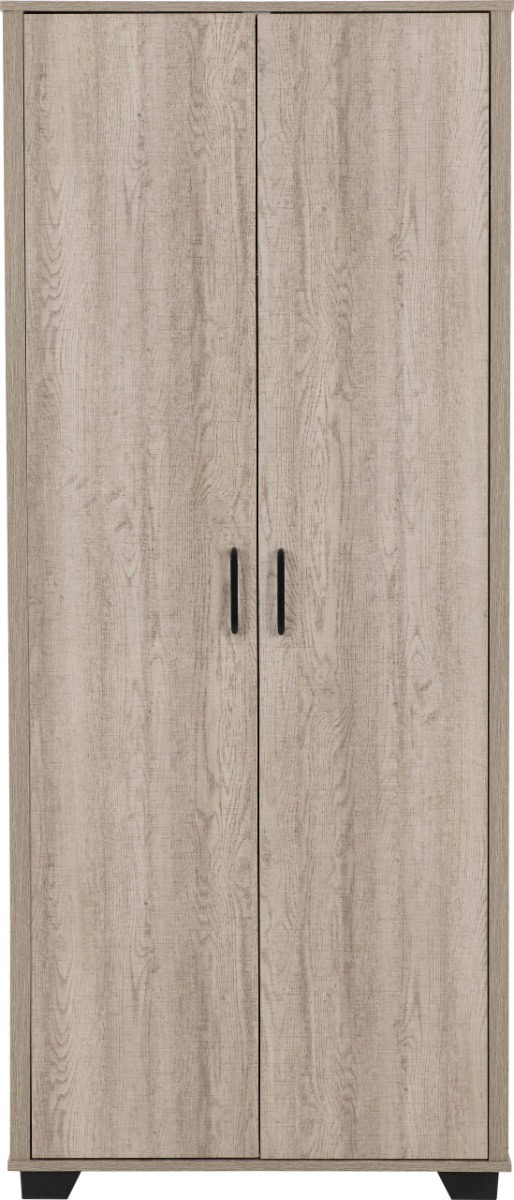 Oliver 2 Door Wardrobe - Light Oak Effect - Image 2