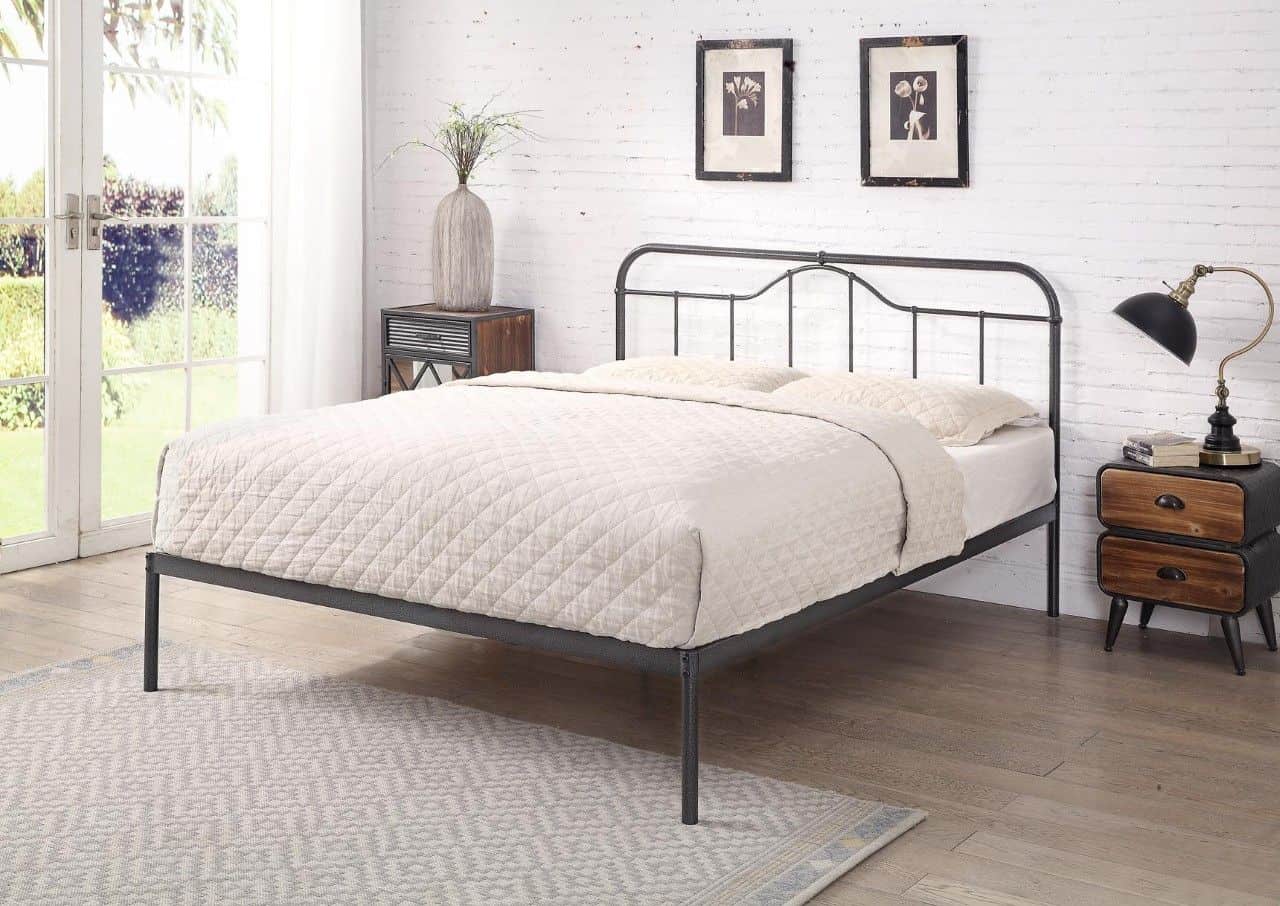 Flintshire 4ft6 Oakenholt Bedframe - Black | Buy Online | Beds.ie