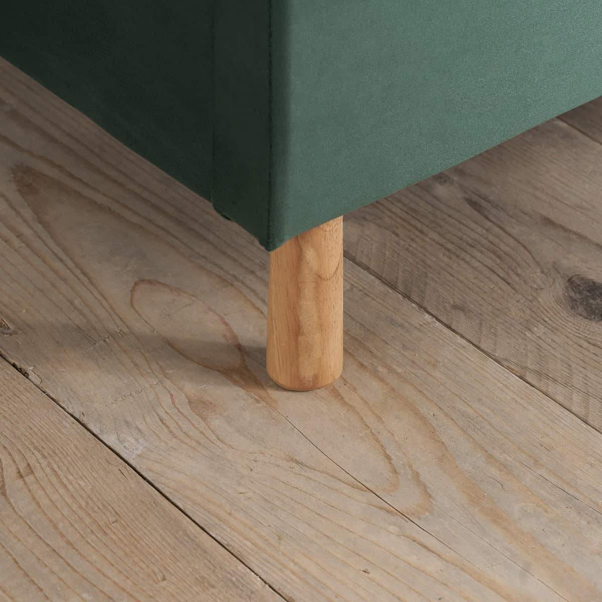 Loxley 5ft Bedframe - Green Velvet - Image 6
