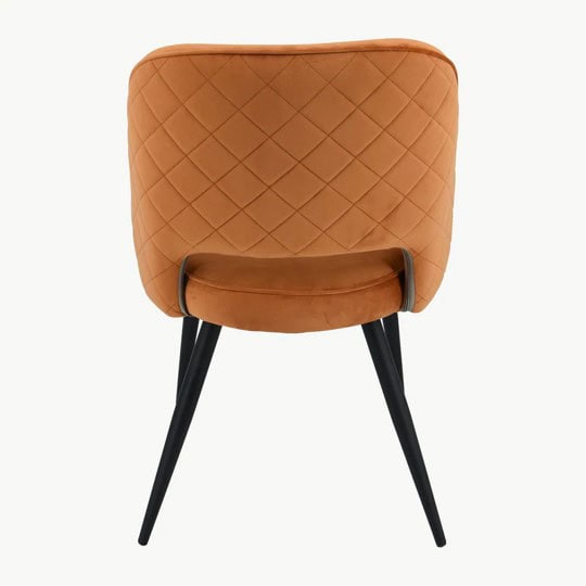 Sutton Chair - Rust Velvet (Set of 2) - Image 5