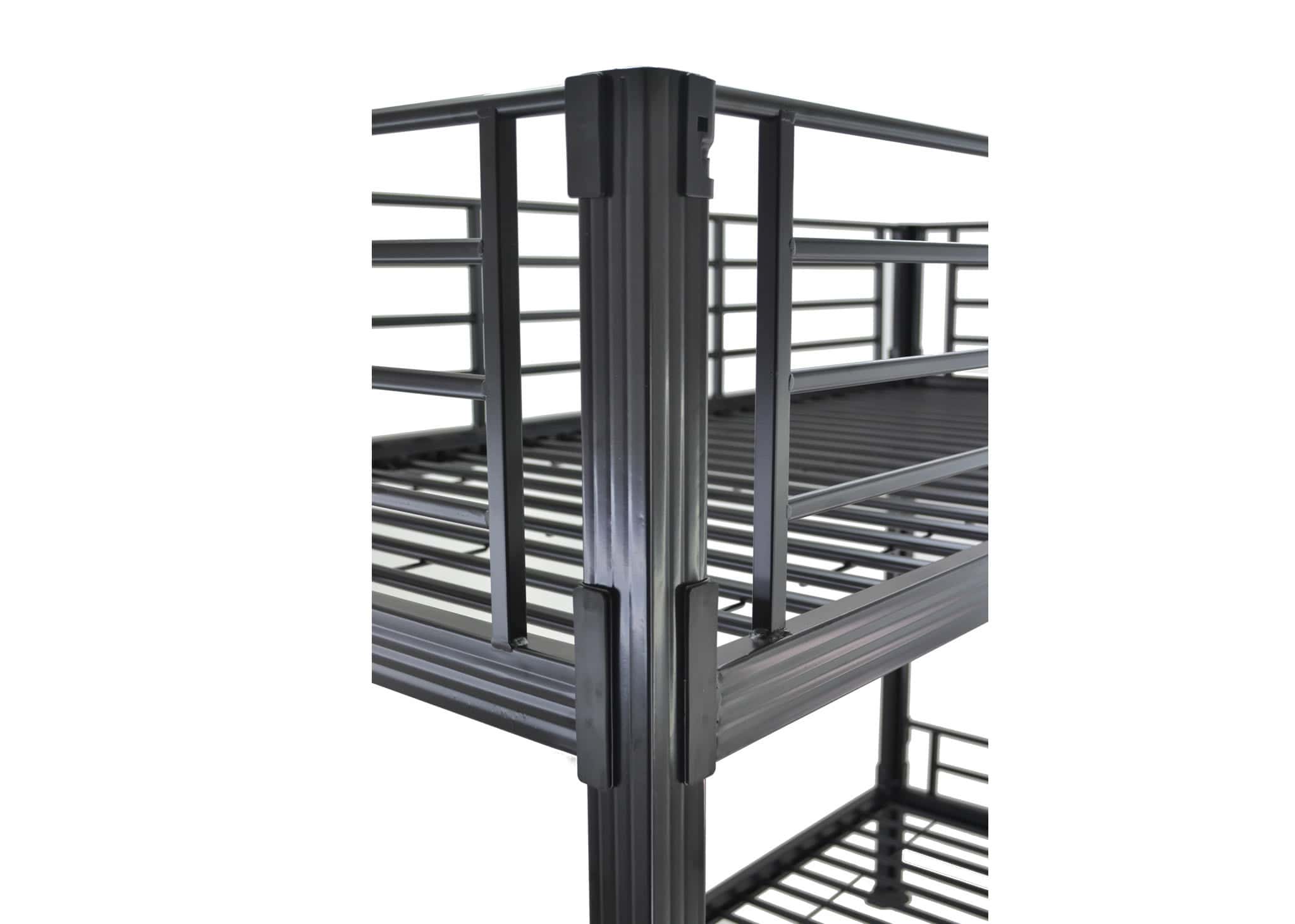 No Bolts 3ft Contract Bunk Bed in White - Image 4