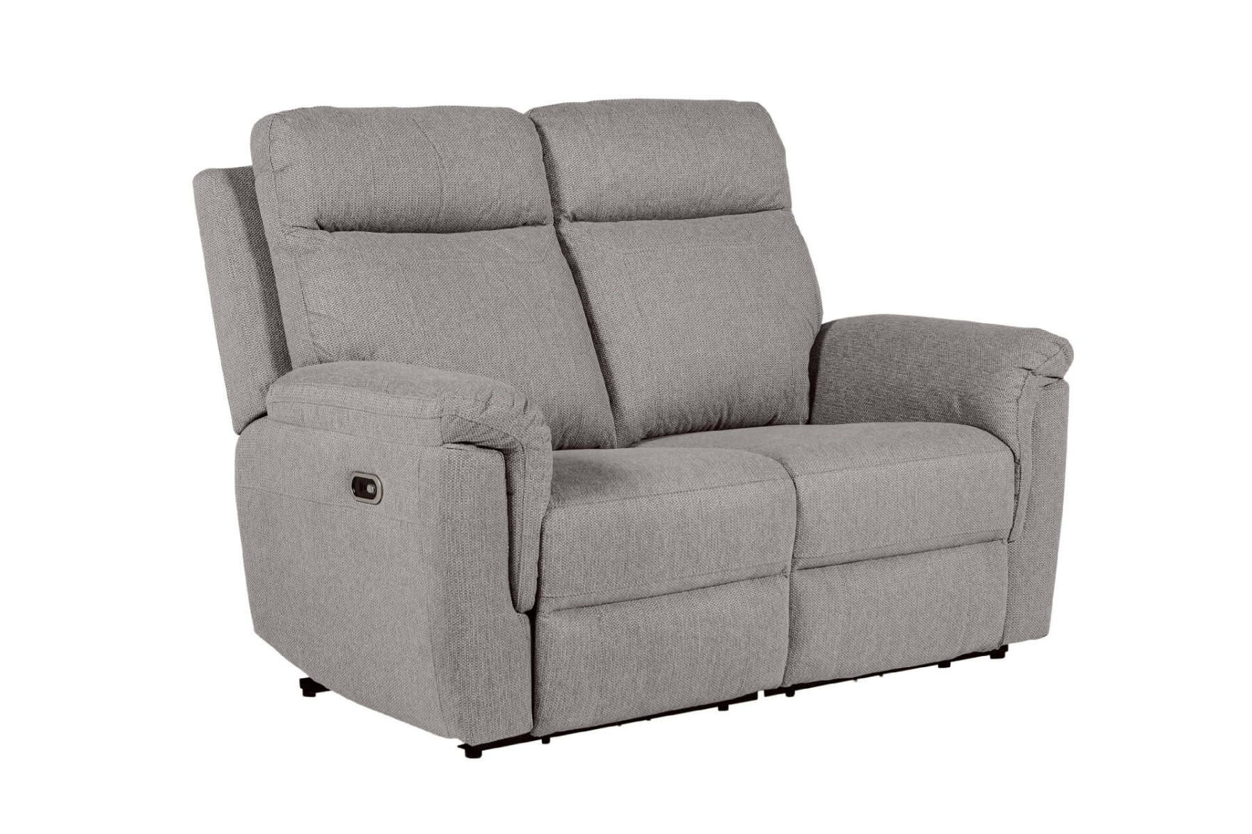 Bowie 2 Seater Electric Recliner - Grey - Image 2
