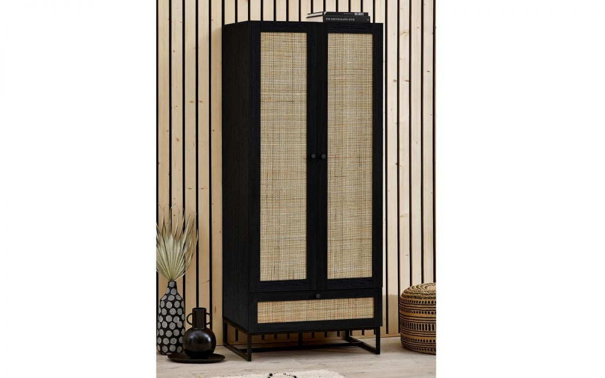 Corbridge Wardrobe - Black | Buy Online | Beds.ie