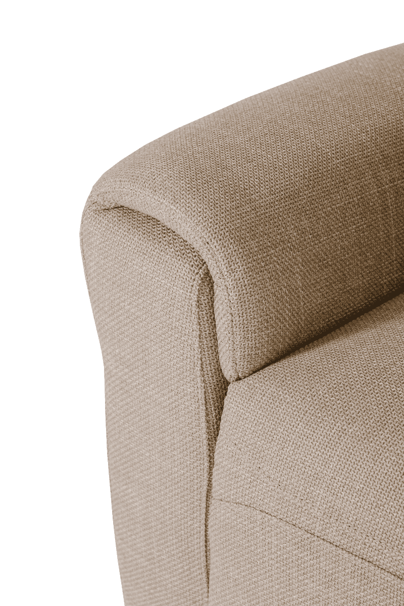 Russo 2 Seater Electric Recliner - Mushroom - Image 6
