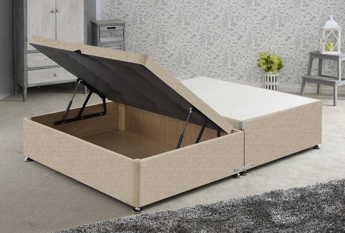 Apollo 6ft Beige Jumbo Ottoman Base | Buy Online | Beds.ie