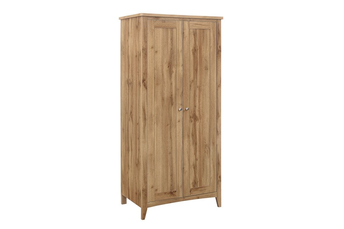 Hampstead 2 Door Wardrobe - Oak - Image 2