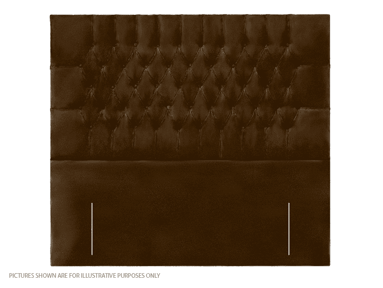 Apollo 4ft New York Headboard - Velvet Brown | Buy Online | Beds.ie