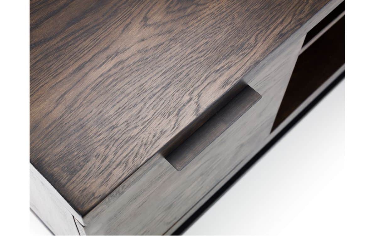 Lisbon TV Unit - Dark Oak - Image 4