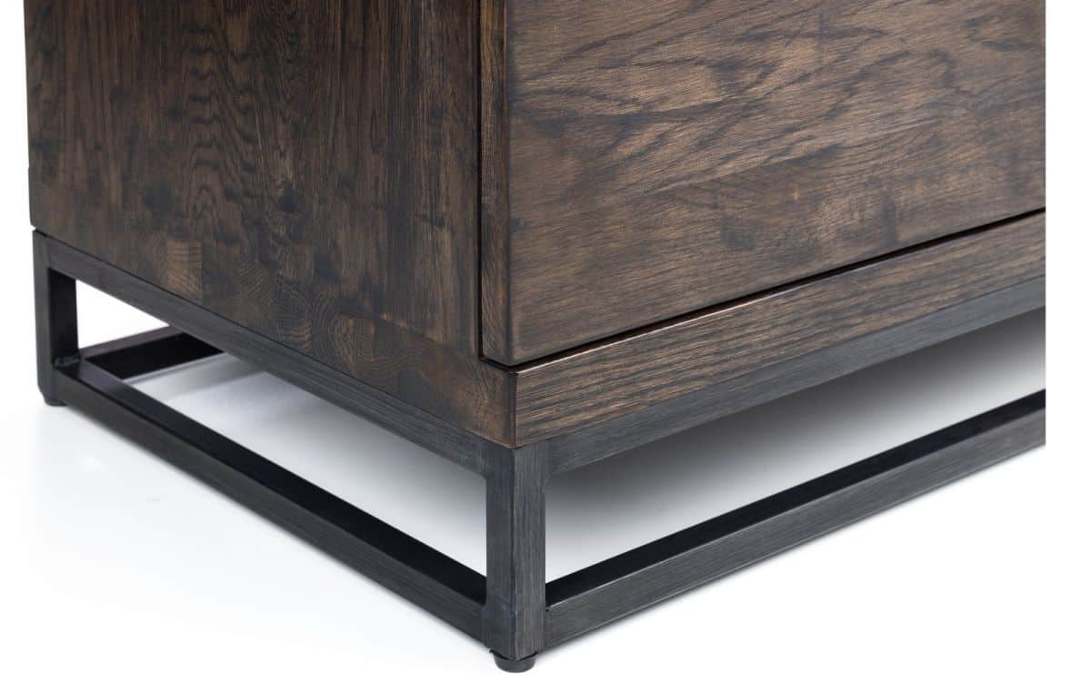 Lisbon TV Unit - Dark Oak - Image 5