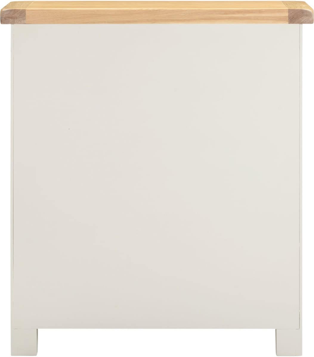 Windsor 3+2 Drawer Chest - Ivory & Oak - Image 7