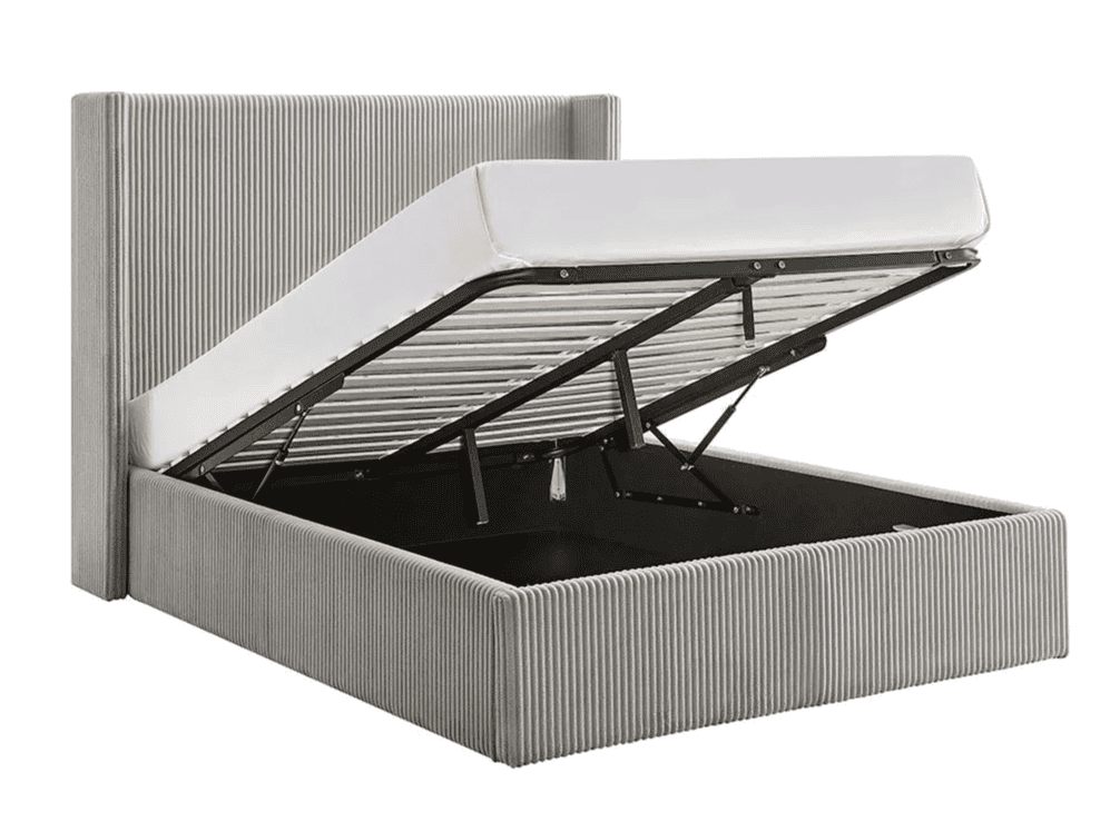 Limelight Gemini 4ft6 Ottoman - Grey - Image 7
