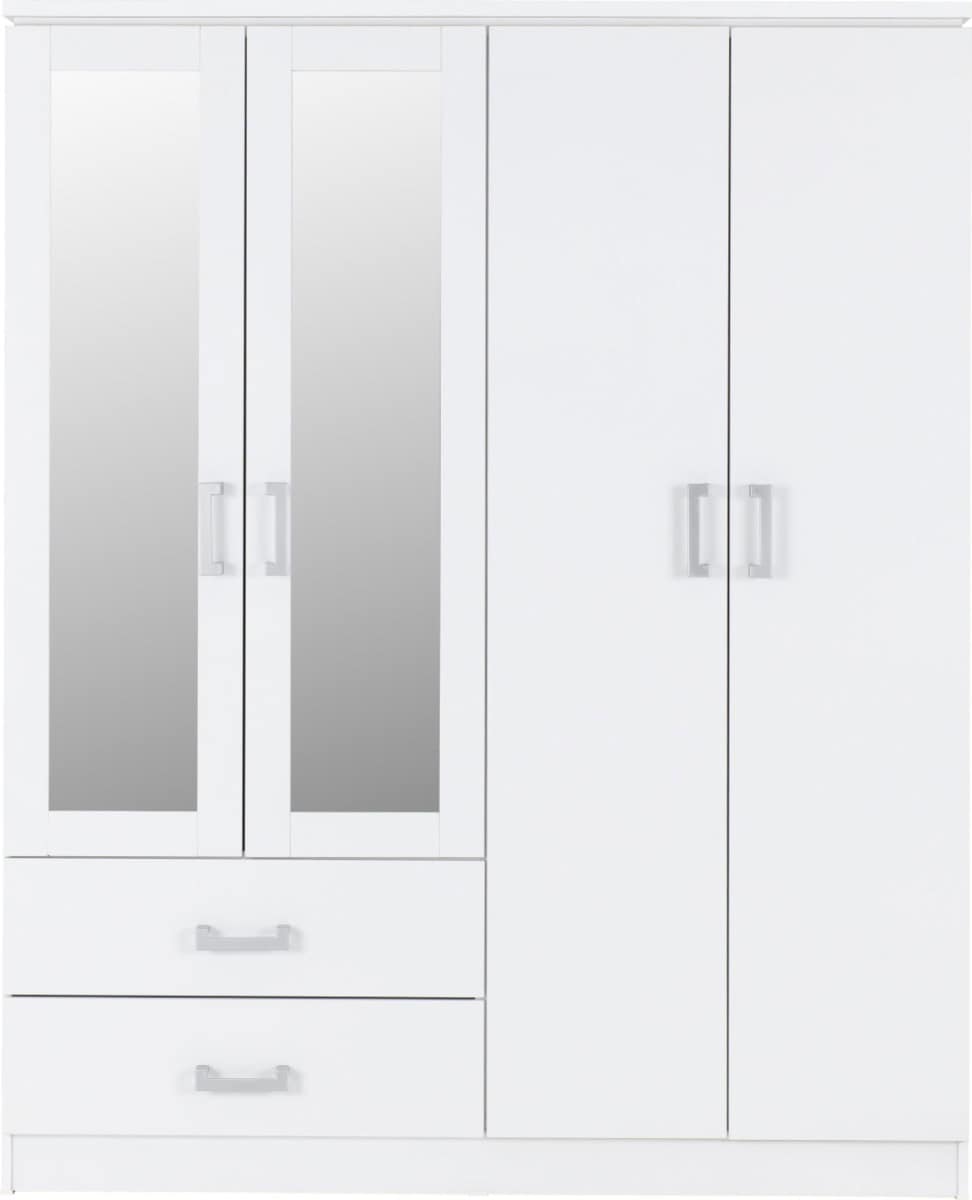 Nevada Vanity/Dressing Table Set - White Gloss - Image 2