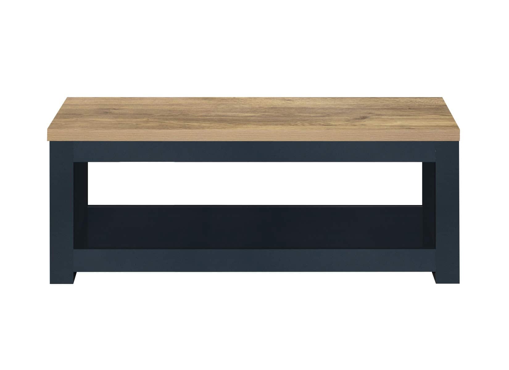 Highgate Coffee Table - Navy & Oak - Image 4