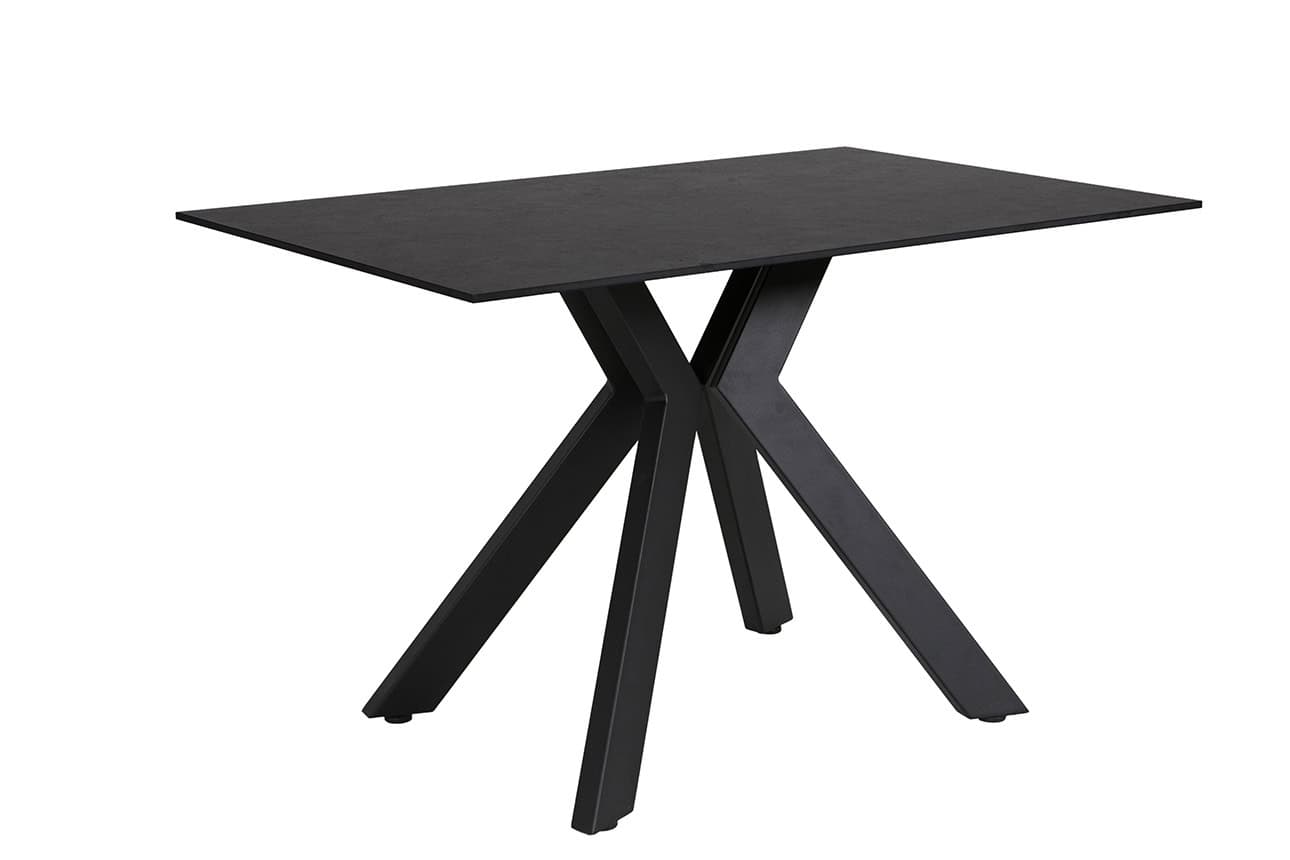 Kya Dining Table (1600) - Black | Buy Online | Beds.ie