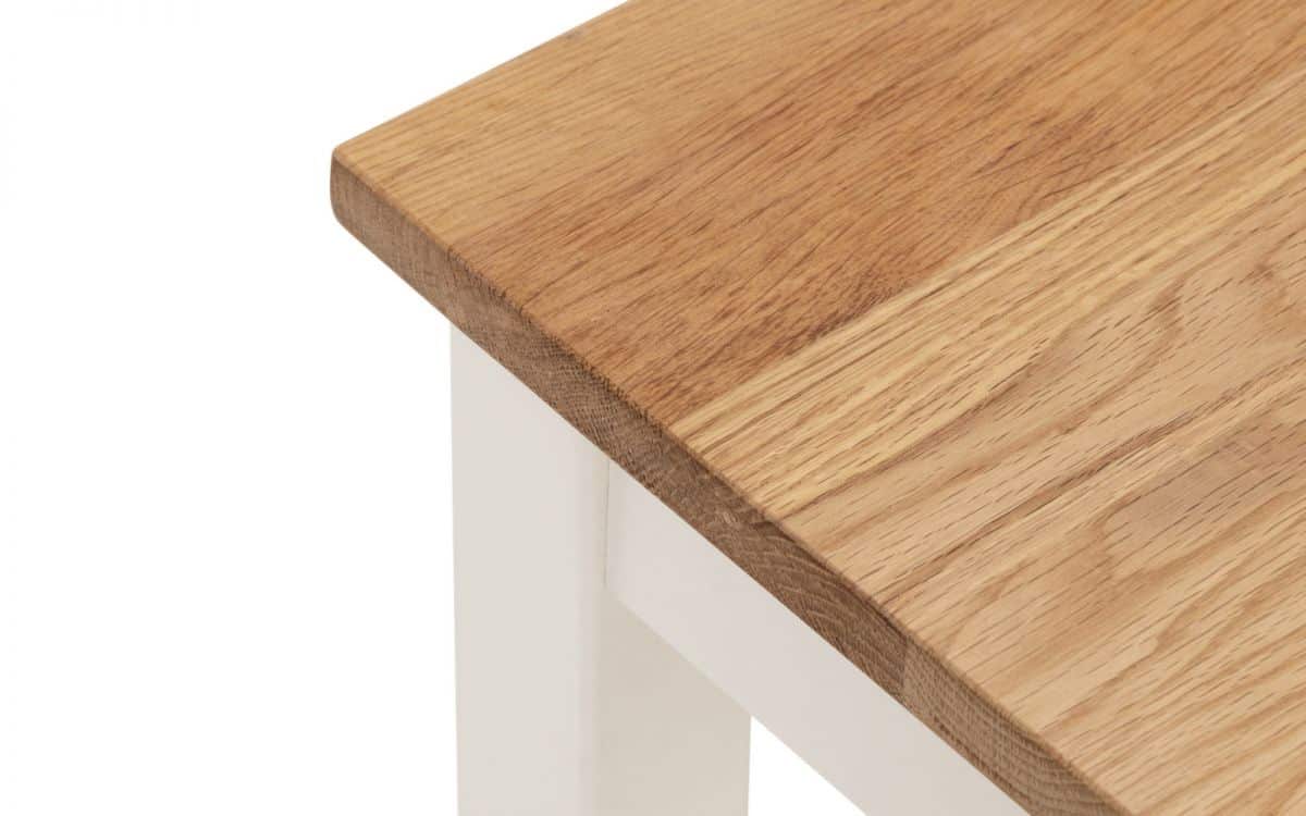 Essen Console Table 90cm - Ivory & Oak - Image 4
