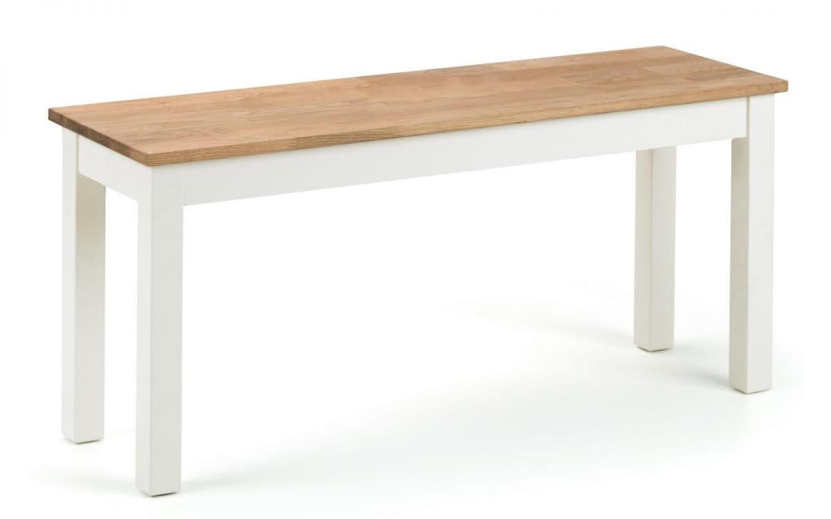 Essen Dining Bench - White & Oak - Image 3