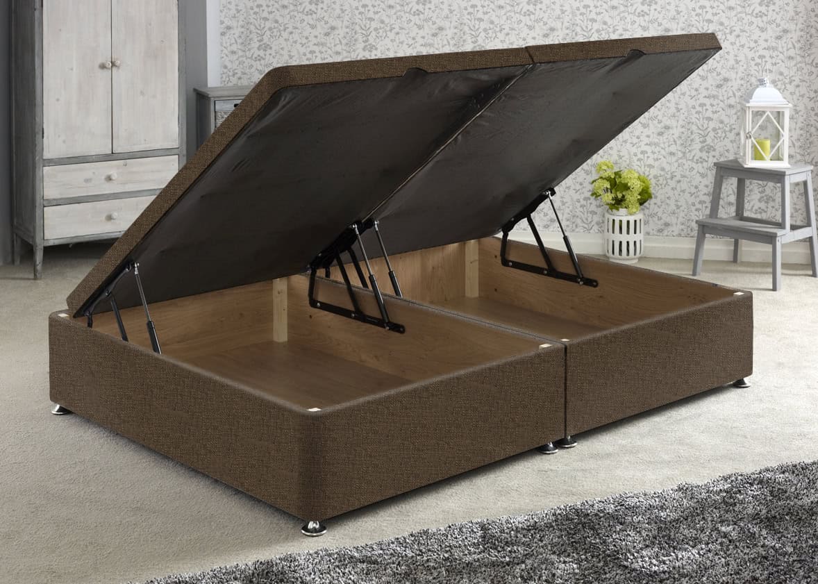 Apollo 5ft Azzure Hessian Side Ottoman Base | Buy Online | Beds.ie