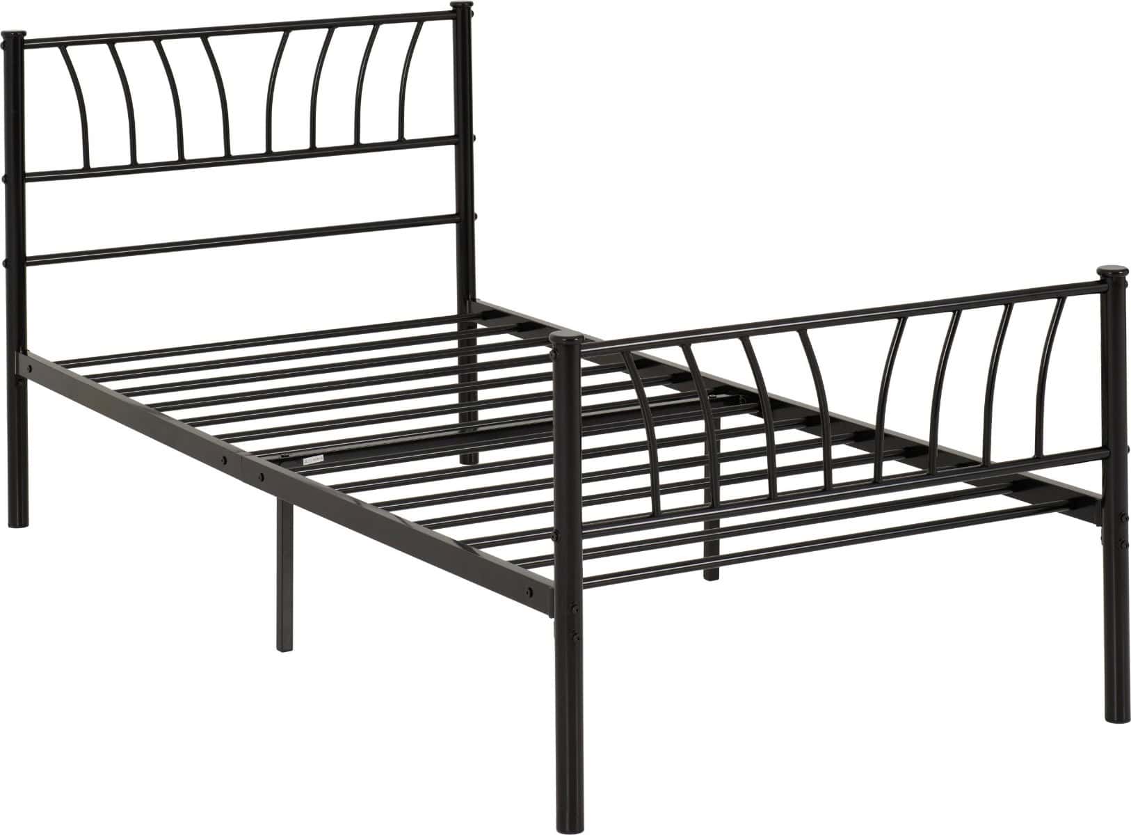 Harlow 3ft Bedframe - Black - Image 3