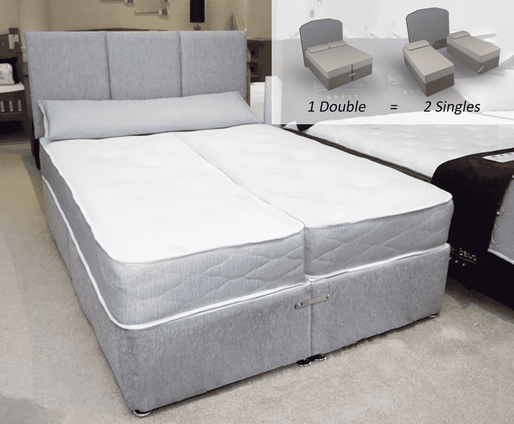 6ft by 6ft6 Valencia Zip and Link Divan Bed | Buy Online | Beds.ie