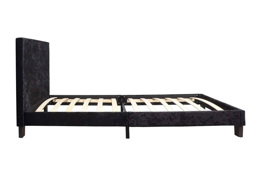 Berlin 3ft Bedframe in Black Crushed Velvet - Image 6