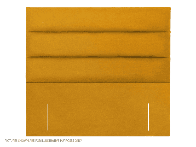 Apollo 3ft6 Paris Headboard - Velvet Gold | Buy Online | Beds.ie